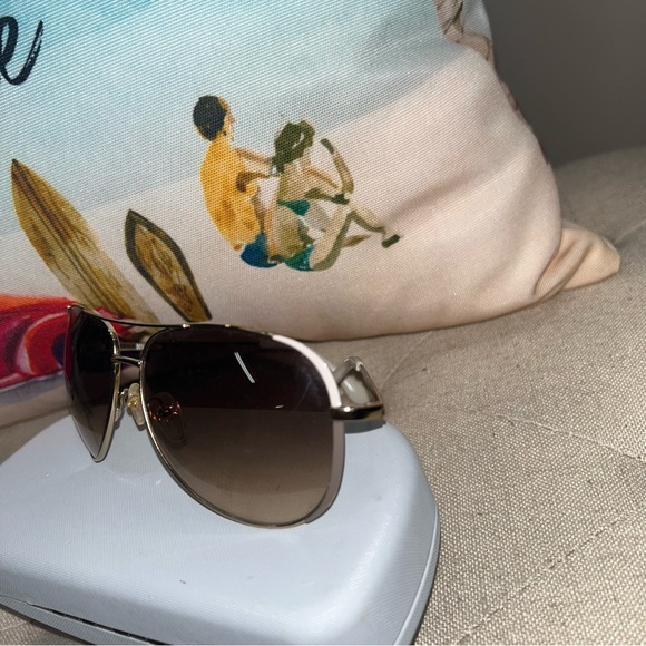 Michael Kors Sicily M2045S Brown And Gold Sunglasses 
Excellent Condition - Picture 5 of 9